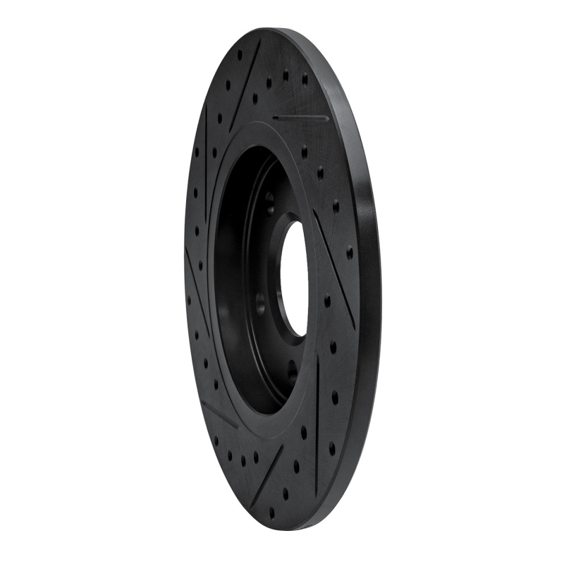 Buick Terraza Brake Rotor (1) - Rear Right - R1 Concepts - Drilled & Slotted - Black - 2005